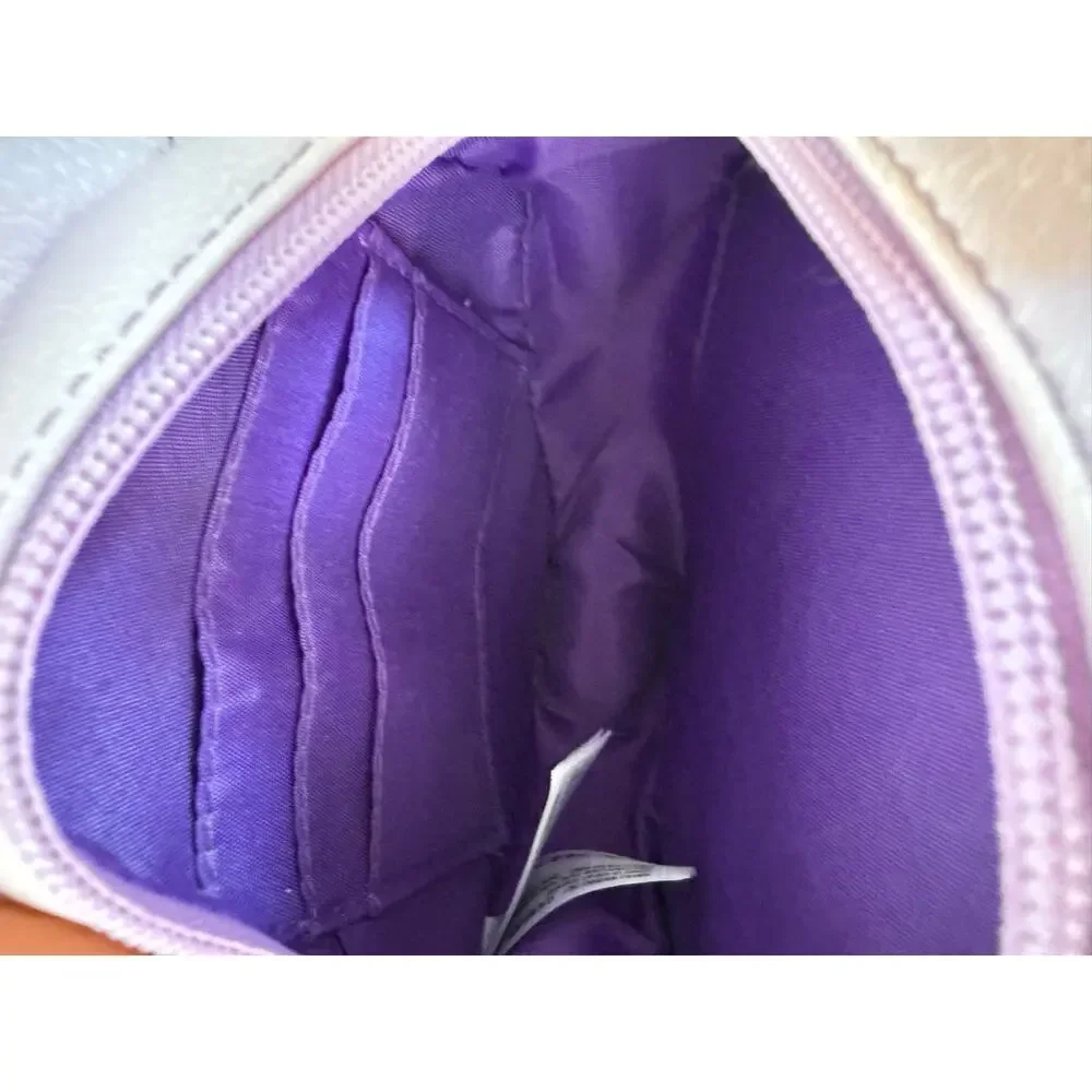 Disney Parks Loungefly Figment Purple Dragon Crossbody Bag 9x9 Epcot Preowned - Picture 8 of 8